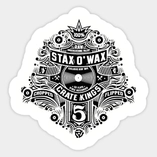 Stax O' Wax Sticker